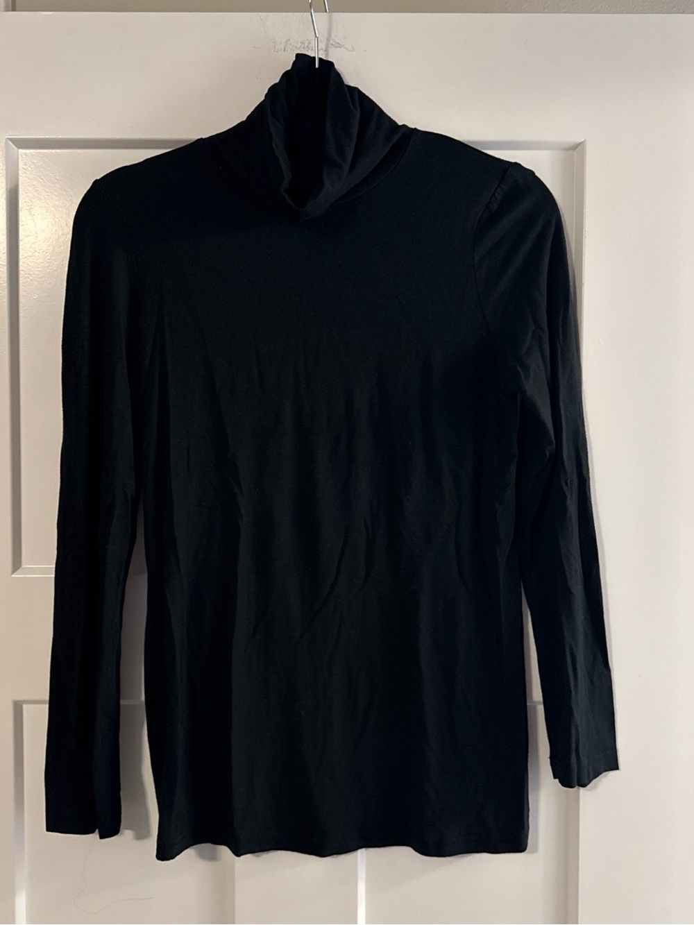 Forever 21 Black Long Sleeve Turtleneck Top
